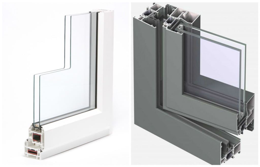 Ventanas de PVC o Ventanas de Aluminio